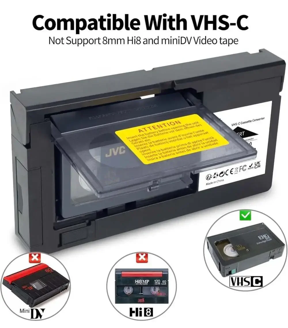 Supper Mechanism‎ VHSC2310 VHS-C Cassette Converter
